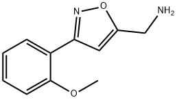 C-[3-(2-METHOXY-PHENYL)-ISOXAZOL-5-YL]-METHYLAMINE Structure