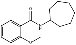 Benzamide, N-cycloheptyl-2-methoxy- (9CI) Structure