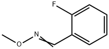 Benzaldehyde, 2-fluoro-, O-methyloxime (9CI) Structure