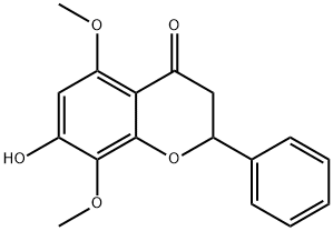 7-Hydroxy-5,8-dimethoxyflavane 구조식 이미지