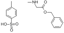 N-ME-GLY-OBZL P-TOSYLATE Structure