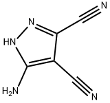 3-아미노-1H-피라졸-4,5-디카르보니트릴 구조식 이미지