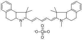 4,5:4',5'-DIBENZO-1,1',3,3,3',3'-HEXAMETHYLINDADICARBOCYANINE PERCHLORATE 구조식 이미지