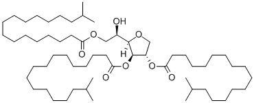 Sorbitan, triisooctadecanoate Structure