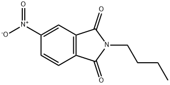 N-N-BUTYL-4-NITRO-PHTHALIMIDE Structure