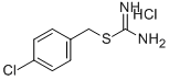 S-(4-хлорбензил) изотиоурония хлорид структурированное изображение