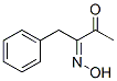 (3Z)-3-하이드록시이미노-4-페닐-부탄-2-온 구조식 이미지