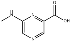 6-(METHYLAMINO)-2-PYRAZINECARBOXYLIC ACID Structure