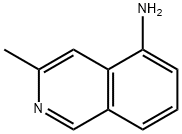 3-METHYLISOQUINOLIN-5-AMINE 구조식 이미지