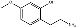 2-(2-Aminoethyl)-5-methoxyphenol Structure