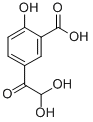 5-(DIHYDROXYACETYL)-2-HYDROXY-BENZOIC ACID Structure