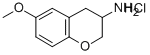 6-METHOXY-CHROMAN-3-YLAMINE HYDROCHLORIDE Structure