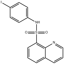 N-(3-INDAN)술포닐(4-IODO)아닐린 구조식 이미지