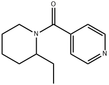 Piperidine, 2-ethyl-1-(4-pyridinylcarbonyl)- (9CI) Structure