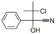 3-클로로-2-하이드록시-3-메틸-2-페닐-부탄니트릴 구조식 이미지