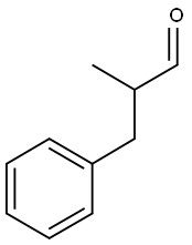 2-methyl-3-phenylpropionaldehyde Structure