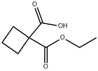 CYCLOBUTANE-1,1-DICARBOXYLIC ACID ETHYL ESTER Structure