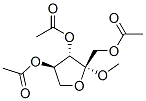 [(3R,4S,5R)-4-acetyloxy-5-(acetyloxymethyl)-5-methoxy-oxolan-3-yl] ace tate 구조식 이미지