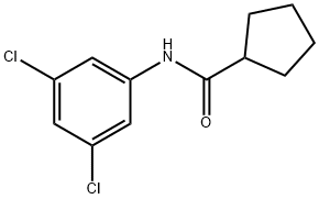 Cyclopentanecarboxamide, N-(3,5-dichlorophenyl)- (9CI) Structure