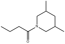 피페리딘,3,5-디메틸-1-(1-옥소부틸)-(9CI) 구조식 이미지