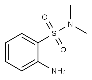 2-amino-N,N-dimethylbenzenesulfonamide Structure