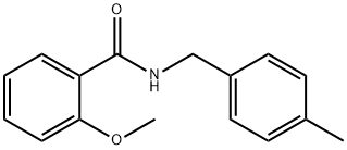 2-methoxy-N-(4-methylbenzyl)benzamide 구조식 이미지