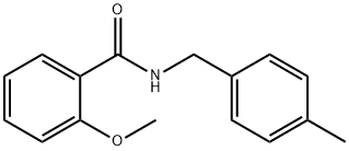 2-methoxy-N-(4-methylbenzyl)benzamide Structure