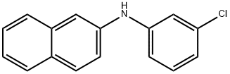 N-(3-클로로페닐)나프탈렌-2-아민 구조식 이미지