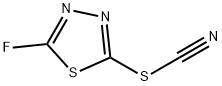 Thiocyanic acid, 5-fluoro-1,3,4-thiadiazol-2-yl ester (9CI) Structure