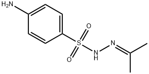 4-아미노-N-(프로판-2-일리덴아미노)벤젠술폰아미드 구조식 이미지