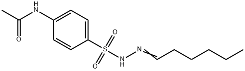 N-[4-[(헥실리덴아미노)술파모일]페닐]아세트아미드 구조식 이미지