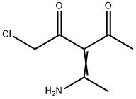 (3Z)-3-(1-AMINOETHYLIDENE)-1-CHLOROPENTANE-2,4-DIONE 구조식 이미지