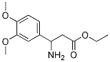 Benzenepropanoic acid, b-aMino-3,4-diMethoxy-, ethyl ester 구조식 이미지