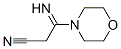 모르폴린,4-(2-시아노-1-이미노에틸)-(9CI) 구조식 이미지
