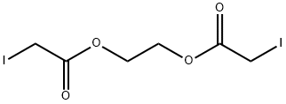 ETHYLENEBIS(IODOACETATE) Structure