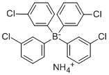 AMMONIUM TETRAKIS(3-CHLOROPHENYL)BORATE 구조식 이미지