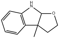 3,3a,8,8a-Tetrahydro-3a-methyl-2H-furo[2,3-b]indole 구조식 이미지