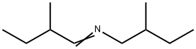 N-(2-메틸부틸리덴)-2-메틸부탄-1-아민 구조식 이미지