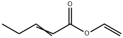 2-Pentenoic acid ethenyl ester Structure