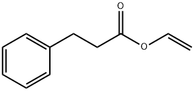 Vinyl 3-phenylpropanoate 구조식 이미지