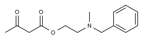 2-(benzylmethylamino)ethyl acetoacetate 구조식 이미지