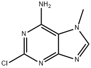 6-AMINO-2-CHLORO-7-METHYLPURINE Structure
