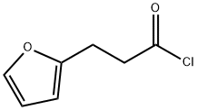 3-(2-퓨릴)프로펜오일클로라이드 구조식 이미지