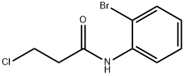 N-(2-bromophenyl)-3-chloropropanamide Structure