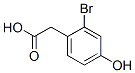 2-BROMO-4'-HYDROXYPHENYL ACETIC ACID Structure