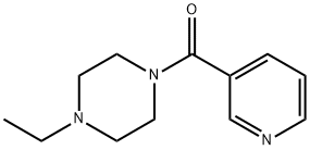 Piperazine, 1-ethyl-4-(3-pyridinylcarbonyl)- (9CI) Structure