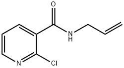 N-allyl-2-chloronicotinamide 구조식 이미지