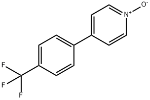 4-(4-TRIFLUOROMETHYLPHENYL)PYRIDINE 1-OXIDE Structure