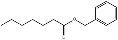 벤질헵타노에이트 구조식 이미지