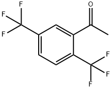 2,5-비스(트리플루오로메틸)아세토페논 구조식 이미지